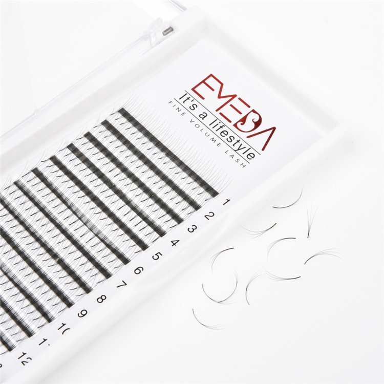 Pre-made Fans Eyelashes Manufacturer Supply Flare Eyelash PY13